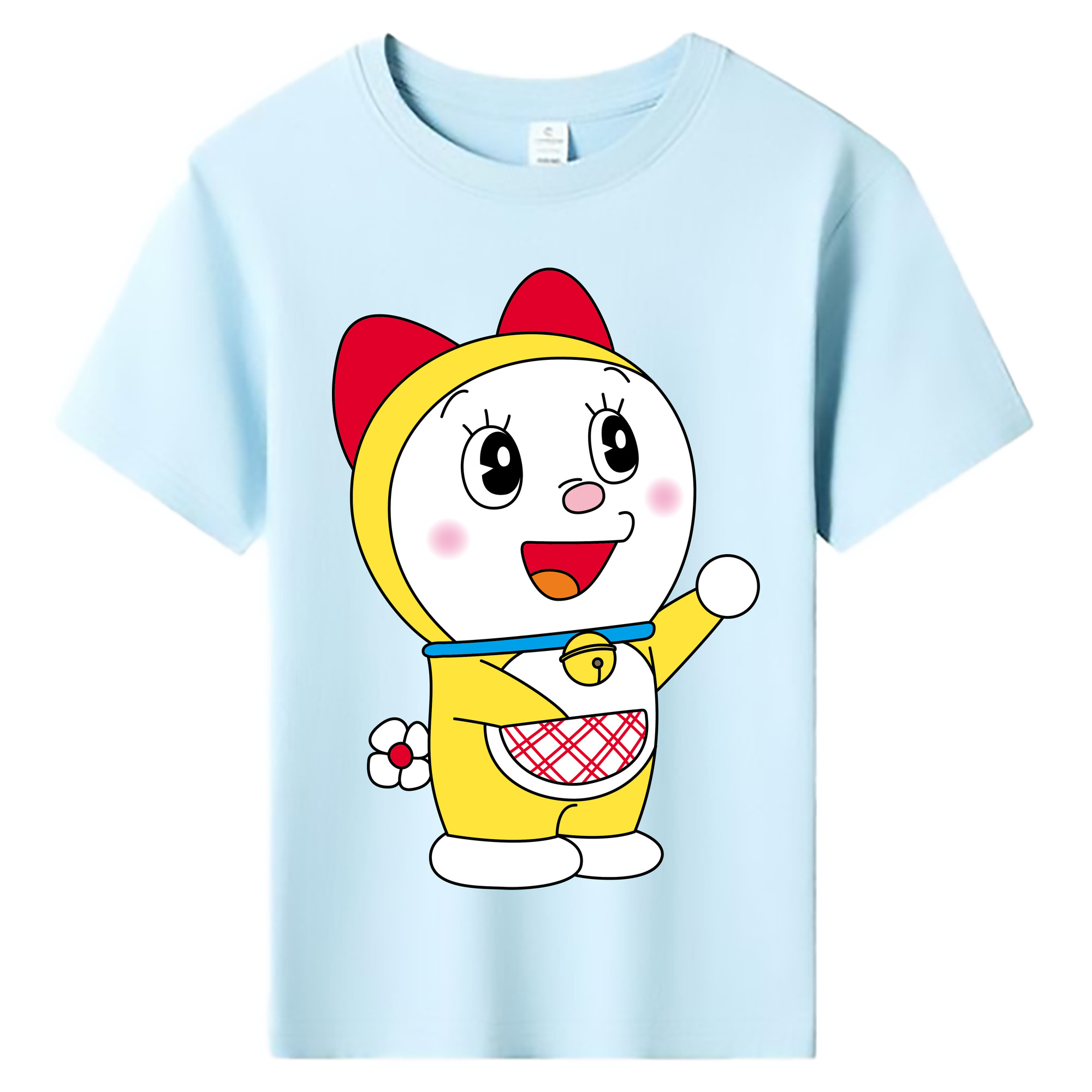 （画像用） ドラえもん ドラミ Doraemon Dorami 綿100％キッズTシャツ（フロントプリント）